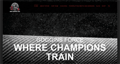 Desktop Screenshot of gogginsforce.com